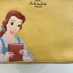 Coach Disney X Belle Beauty & the Beast Yellow Leather Mini Crossbody Camera Bag Photo 2