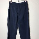 St. John  sport navy high waisted flare pants 8 B2 Photo 2