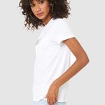 Levi's NWT  White Fitted Graphic Boho 100% Cotton Short Sleeve Tee Size Small Photo 2