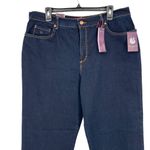 Gloria Vanderbilt  Amanda Jean Taper Fit Classic Rise Dark Wash Size 18 Short NWT Photo 1