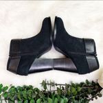 Kensie Size 7 Black Suede Massey Fringe Heeled Booties Photo 1