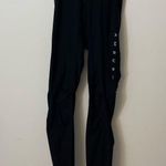 AMBUSH Logo Print Stirrup Pant Leggings Black High Rise Size 2 Photo 10