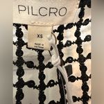 Pilcro  Black Sheer Sequin Mesh Tank Top NWT Photo 5