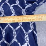 Debbie Katz Tunic Shirt Dress XL Cover Up White Navy SANDY PIPER Resort Boating Blue Photo 9
