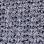 NWT Moon & Madison size Medium Textured Knit Crop Sweater Steel Blue Reversible Photo 3