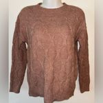 SheIn Woman’s knit woven Sweater Dusky Pink Long sleeve light weight sweater Photo 2