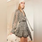 Alexis  Malika tie neck printed mini dress NWOT Photo 4