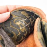 Anthropologie ’s Fly London Suede Yama Rust Orange Ankle Booties Womens 36 US 5.5 Photo 13