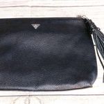 Sam Edelman “Walker” Chevron Suede Leather Clutch Photo 2