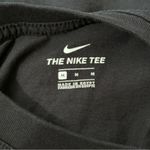 Nike Women’s black Just Do It graphic logo cropped t shirt size medium Photo 6