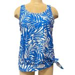 Swimsuits for All Tankini Top Swimsuit Swim Blue Floral 10 New Photo 0