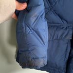 Lands' End Lands’ End Blue Quilted Ski Winter Goose-down Hooded Puffer Jacket Coat Sz S Photo 3