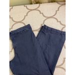 Madewell  Emmett Wide Leg Crop Blue Pants, size 31, Welt Pocket Edition, MSRP $98 Photo 2