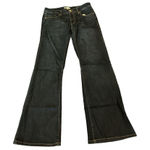 CAbi Jeans Womens Size 6 Style 749R Bootcut Blue Dark Wash Stretch Crop Photo 0