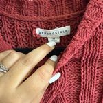 Aeropostale  Burgundy Maroon Cable Knit Sweater Women’s Size XL Photo 2