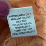 Laura Ashley  Women‎ Jacket L Orange Textured Dot Button Front 3/4 Sleeve Casual Photo 13