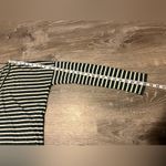 Free People  Beach One Body Un Corps Green Striped Oversized Tunic Top Linen Photo 1