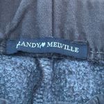 Brandy Melville  Gray Sweatshorts Size Small Loungewear Raw Hem Pockets Photo 2