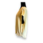 Chico's Womens Blouse Sz 2 L 12 Light Pale Yellow Sleeveless V-Neck Shell Photo 2