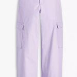 Levi's Premium Baggy Cargo Pants Purple Rose 28x30 Photo 5
