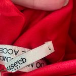 House Of CB  Zanab Halter Thigh-Slit Maxi Dress – Red Rose, Size L NWT Satin Photo 9