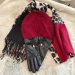 Elegant Black and Red Women's Accessory Set Photo 0