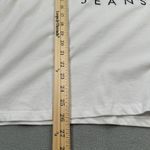 Hilfiger Jeans Shirt 1X Womens White Short Sleeve Logo Graphic Tee Shirt Vintage Photo 4