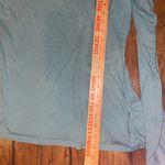 Garnet Hill  light greenish blue  Long Sleeve top shirt woman’s size Medium Photo 3