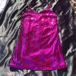 DKNY 💖 NWT  Small Hot Pink Sequin Slip Party Dress $129.00 💖 Photo 13
