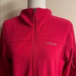 Columbia  Pink Fleece Zip-Up Jacket Women’s Size M Photo 2