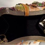 Mary Frances Women's Pink/Green Size Small Kitsch Beaded Clamshell Shoulder Bag Tan Photo 12