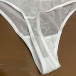 Wacoal b.tempted by Ciao Bella Low Plunge Neck Bodysuit women’s white top sz S Photo 5