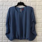 Vince Camuto powder cornflower blue blouse women's size XS Photo 1