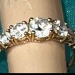 10K Yellow Gold CZ Ring Photo 5