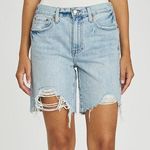 Pistola Kelly 90s Skater Denim Shorts Nelson Light Wash Distressed 31 LIKE NEW Photo 8