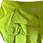 Nike Golf Tour Performance Dr Fit Tennis Golf Skort Sz L Chartreuse Zip Pockets Photo 3