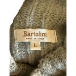 Bartolini Made in Italy Gray Sleeveless Wool Blend Sweater Size Large Photo 4