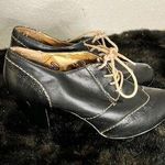 Fossil  high heeled lace up Oxford shoe 8.5 dark academia Harry Potter Photo 0