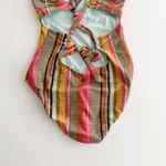 prAna [] Multi-Color Fergusen Cacti Soleil Stripe One-Piece Swimsuit Sz Medium M Photo 8