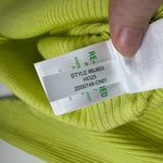 J.Crew  Tencel Lyocell Ribbed Turtleneck Sweater Size XL Neon Stretch Knit Layers Photo 6