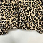 Topshop Womens Leopard Print Long Sleeve Top Blouse Animal Pattern UK 8 US 4 Photo 5