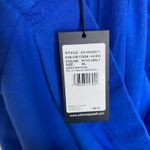 Adrianna Papell Embroidered Wide Leg Cropped Pants in Rich Cobalt Blue Sz XL NWT Photo 8