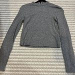 1. State  Long Sleeve Grey Sweater Photo 0