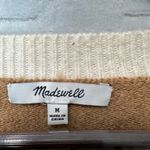 Madewell Women Kent Colorblock Cardigan Sweater M Wool Blend Light Academia Photo 3