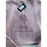 Darc Sport SHE Wolves Worldwide Crewneck Mauve Size Small Pink Photo 5