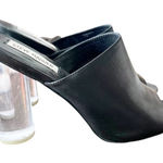 Steve Madden  Classics Lucite Leather Mule Heels size 7.5 Photo 0