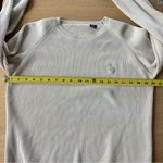 IZOD Vintage  Ribbed Knit Crew Neck Tan Beige Sweater Size S preppy crest Photo 7