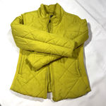 NY&C Lemon Yellow Quilted Zip Front Puffer Jacket Size M Size M Photo 2
