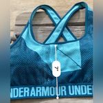 Under Armour Women’s XL Crossback Mid Impact 2 Tone Green Sports Bra Photo 5