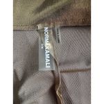 Norma Kamali  Tie Front Mini Dress Sz: S Long Sleeve Metallic Gold Lame Sexy (b1) Photo 5